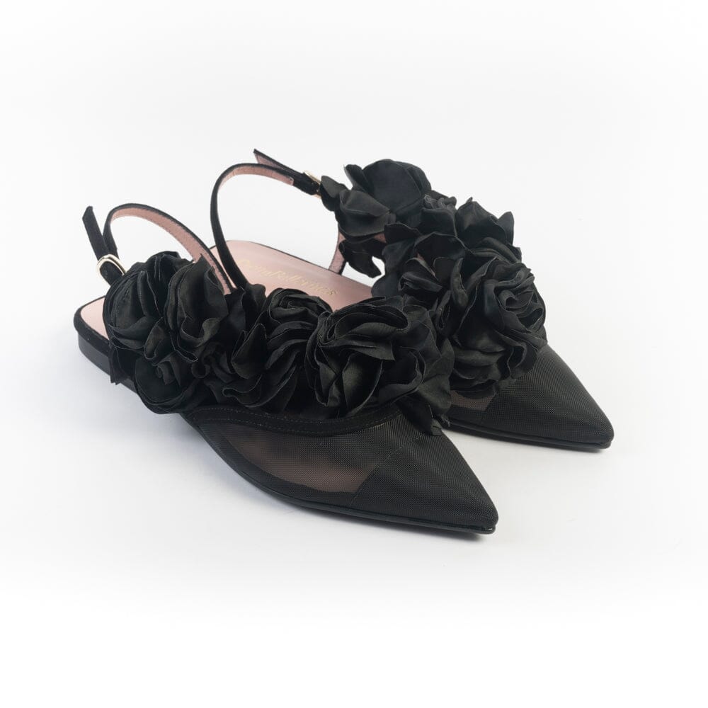 PRETTY BALLERINAS - Sling back - 52145 - Yvette Nero Scarpe Donna PRETTY BALLERINAS 
