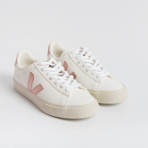 VEJA - CAMPO CP0503128 - White Pink Laminate Women's Shoes VEJA - Women's Collection