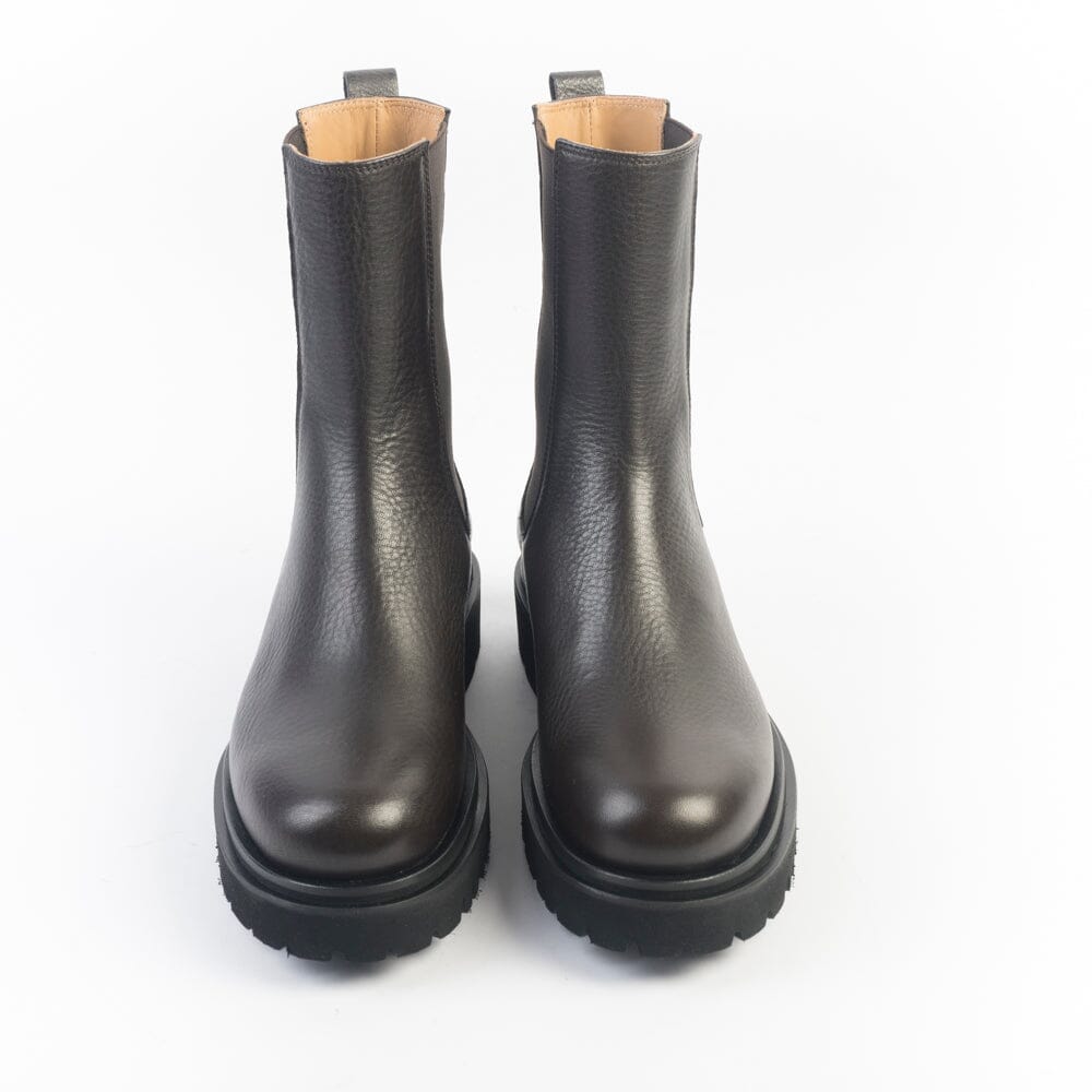 ANNA F - Stivaletto - 9715 - Pelle Cervo testa di moro Scarpe Donna Anna F. 