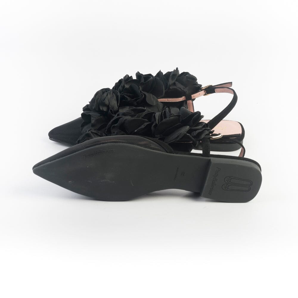 PRETTY BALLERINAS - Sling back - 52145 - Yvette Nero Scarpe Donna PRETTY BALLERINAS 