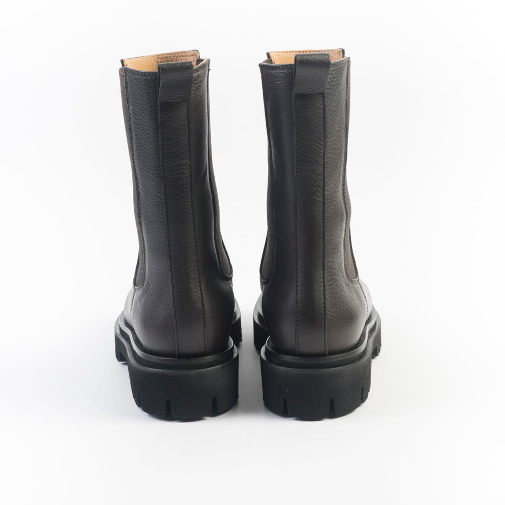 ANNA F - Stivaletto - 9715 - Pelle Cervo testa di moro Scarpe Donna Anna F. 