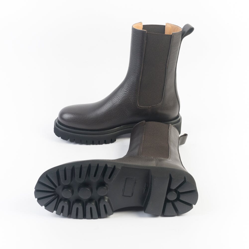 ANNA F - Stivaletto - 9715 - Pelle Cervo testa di moro Scarpe Donna Anna F. 