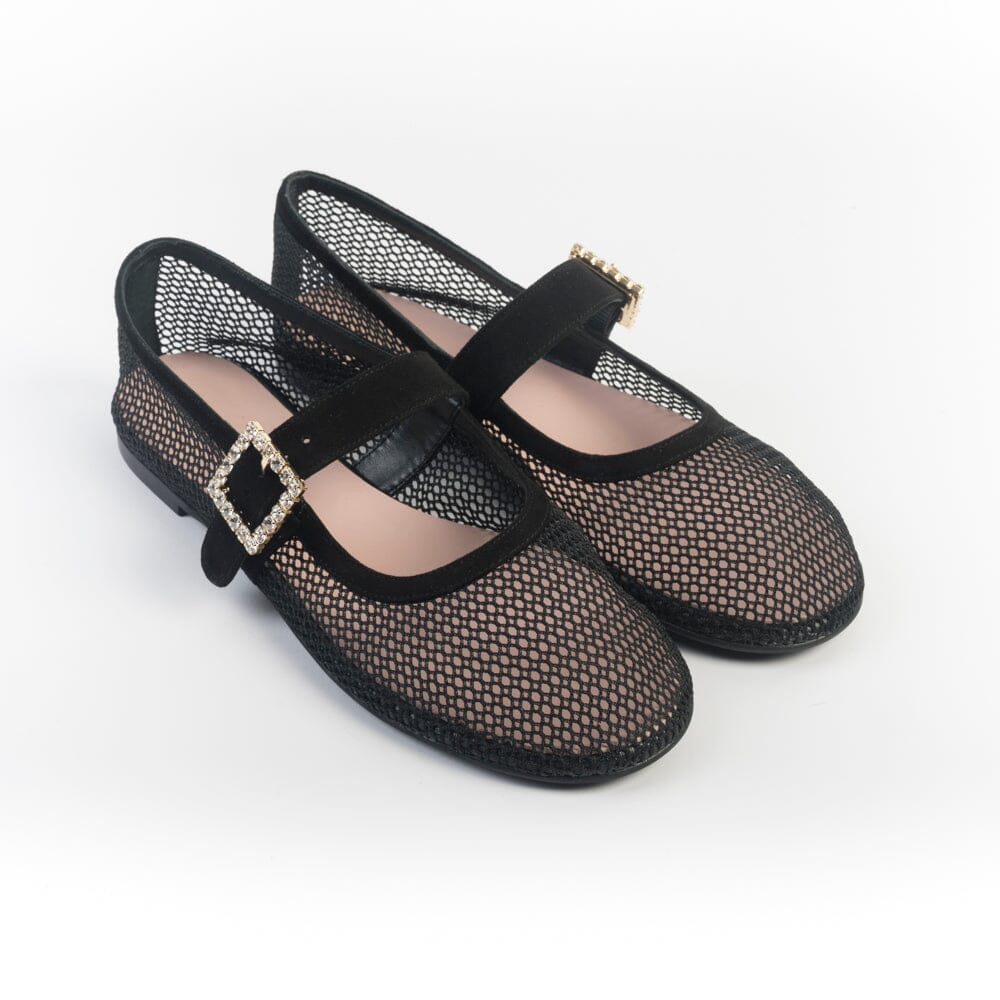 PRETTY BALLERINAS - Mary Jane - 51539 - Rea Nero Scarpe Donna PRETTY BALLERINAS 