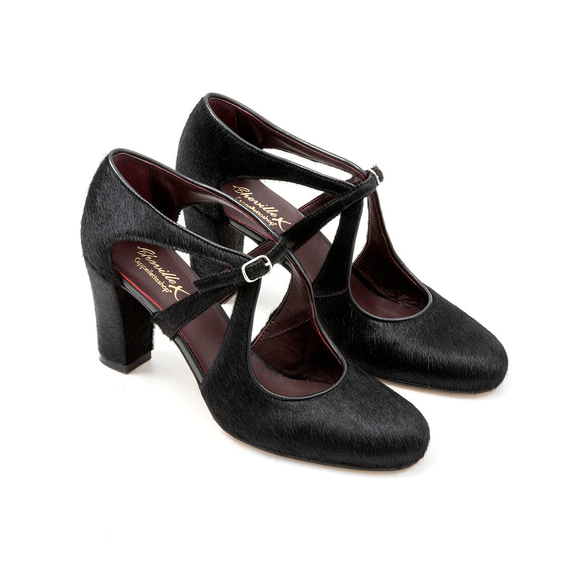 CHEVILLE - Decollété - Belen - Cavallino nero Scarpe Donna CHEVILLE 