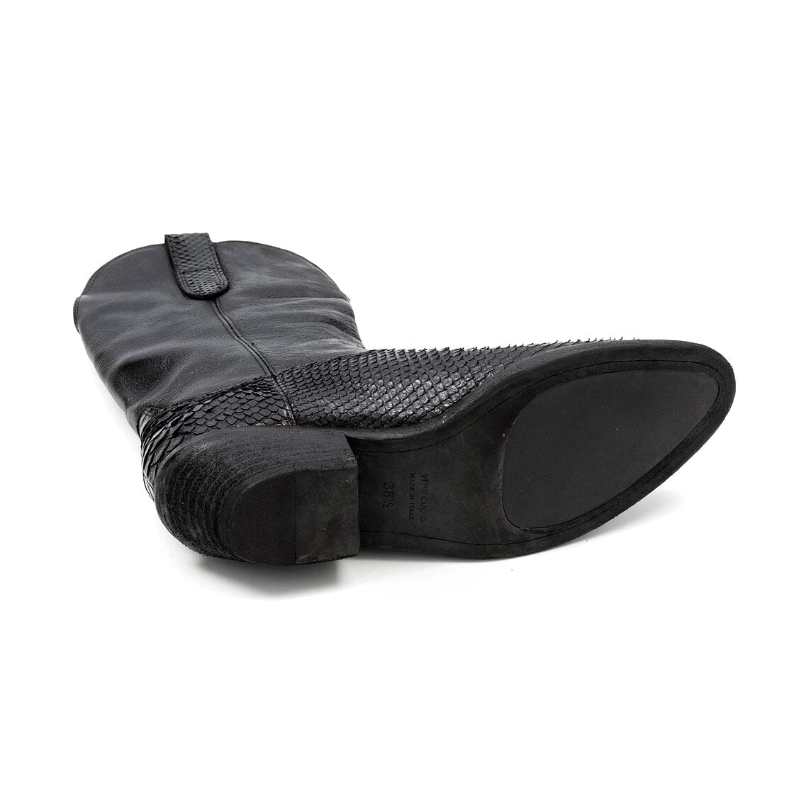 FAUZIAN JEUNESSE - Texano 3234 - Ignis lucido - Pitone nero Scarpe Donna FAUZIAN JEUNESSE - Collezione Donna 