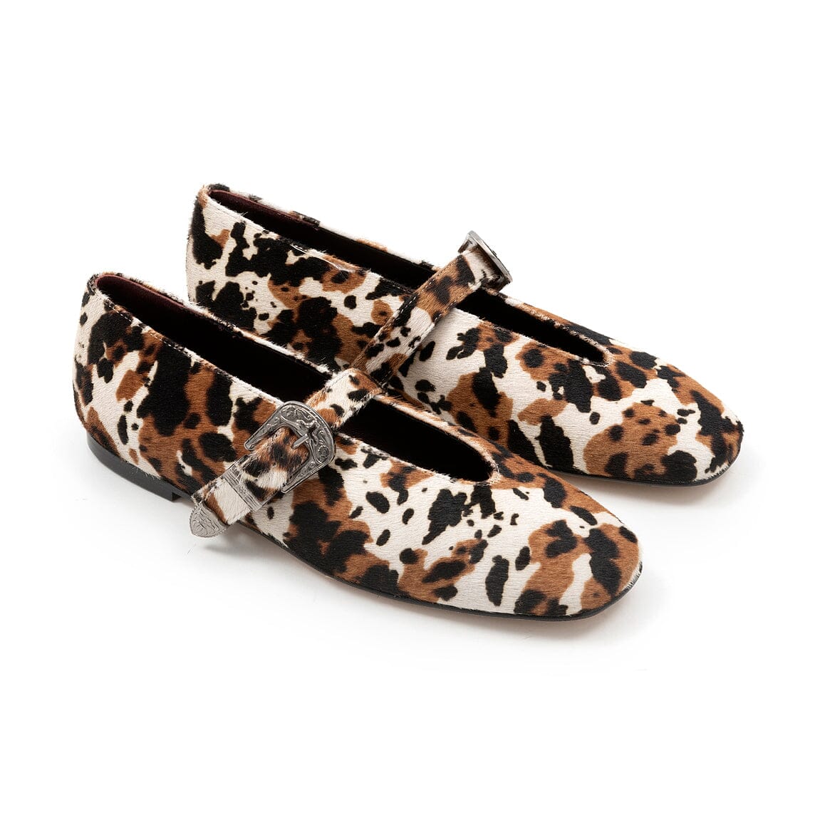 CHEVILLE - Mary Jane - Harriet CA - Cavallino fantasia cow Scarpe Donna CHEVILLE 