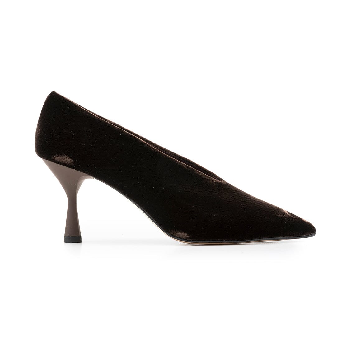 CHEVILLE - Decolletè - Giuditta - Velluto castagna Scarpe Donna CHEVILLE 