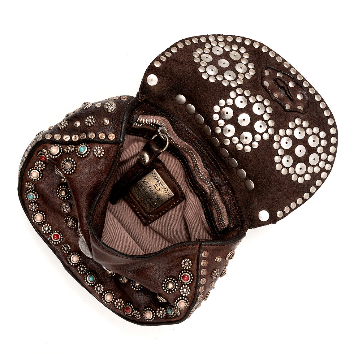 CAMPOMAGGI  - Borsa  a Tracolla - AFRODITE - Testa di Moro fiori
