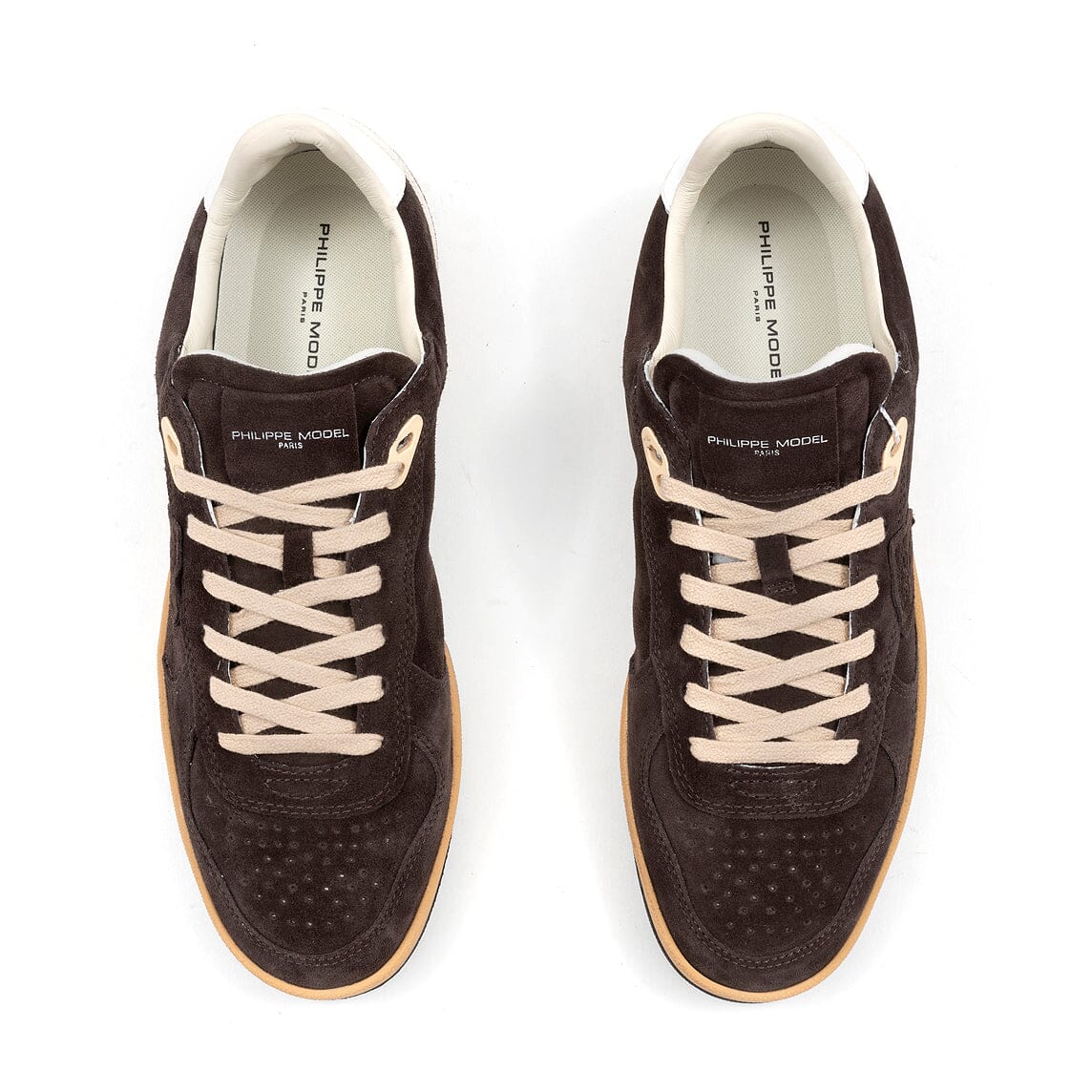 PHILIPPE MODEL - Sneakers - PGLU D004 - Marrone Scarpe Uomo Philippe Model Paris 