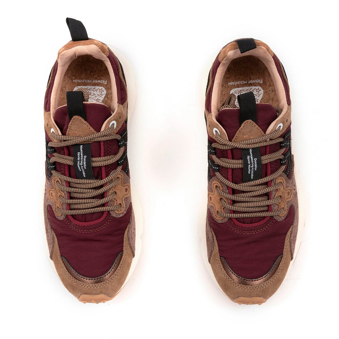 FLOWER MOUNTAIN - Sneakers Yamano 3 - 2D43 - Oak-Bordeaux-Bronze Scarpe Donna FLOWER MOUNTAIN 