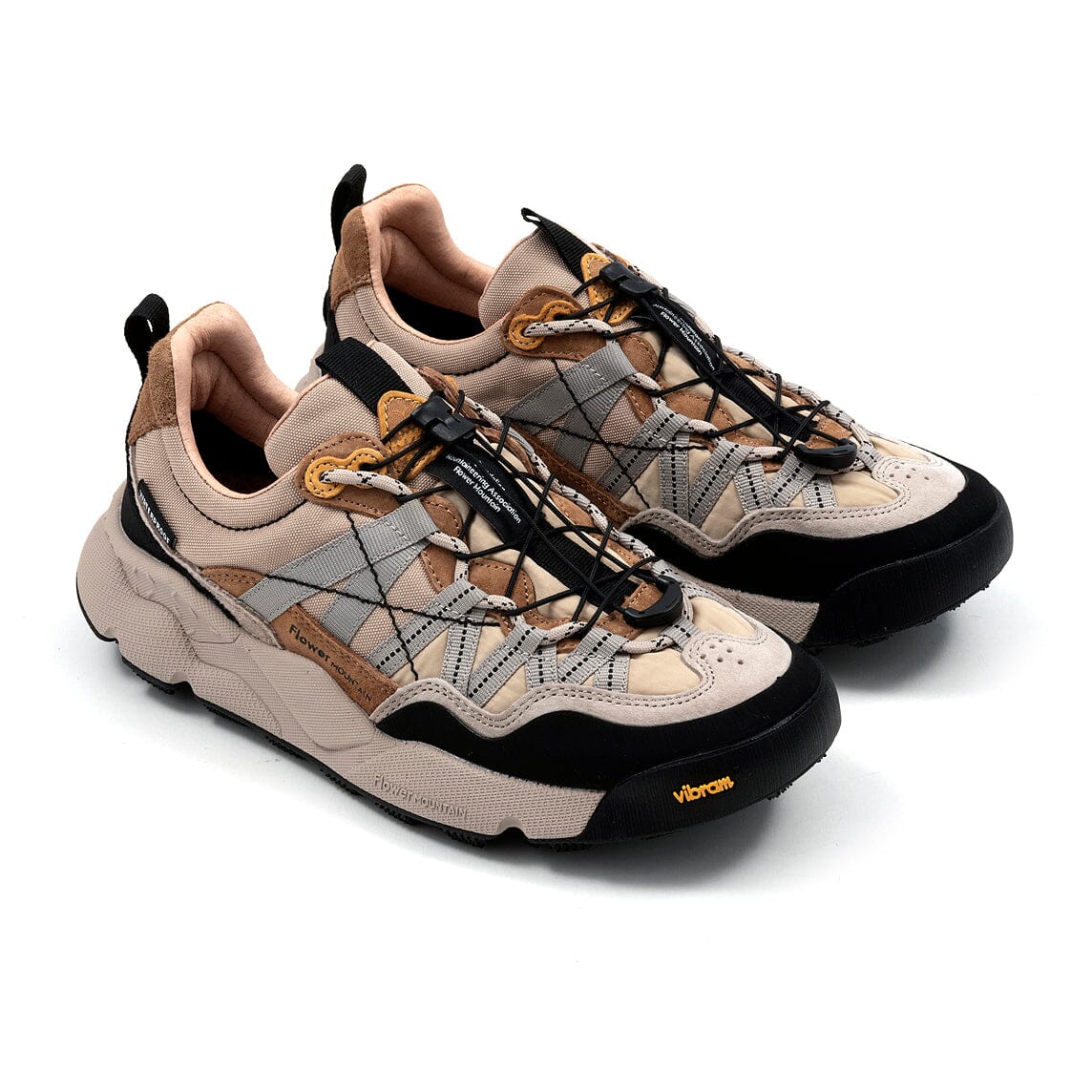 FLOWER MOUNTAIN - Sneakers Iwano 2 Waterproof - 1B96 - Anthracite-Mud-Brown Scarpe Donna FLOWER MOUNTAIN 