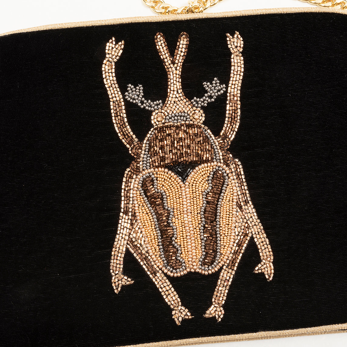 OLIVIA DAR - Borsa a tracolla - Moth nero