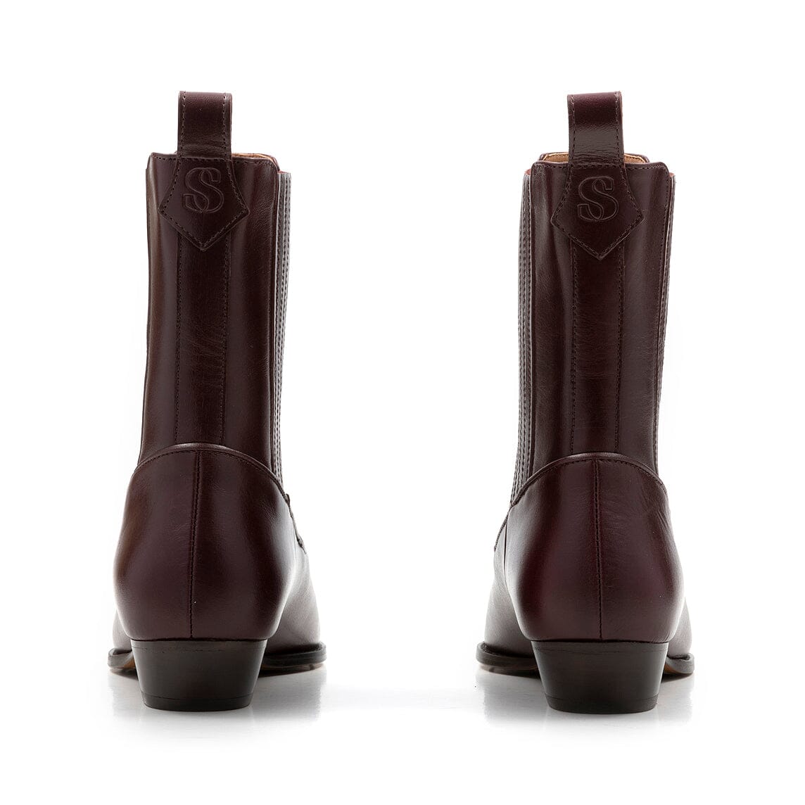 SOCQUE Paris - Stivaletti - ABB-F6-03 ABBEY - Pelle Bordeaux Scarpe Donna SOCQUE Paris 