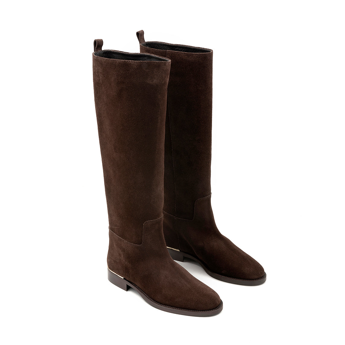 VIA ROMA 15 - Stivali 4760 - Velour testa di Moro