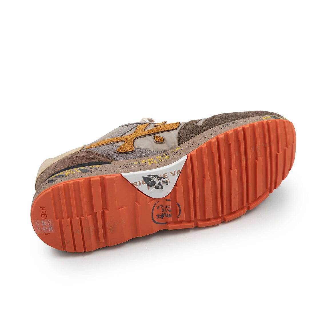 PREMIATA - Sneakers - MICK 7866 - Beige Arancio Scarpe Uomo Premiata - Collezione Uomo 