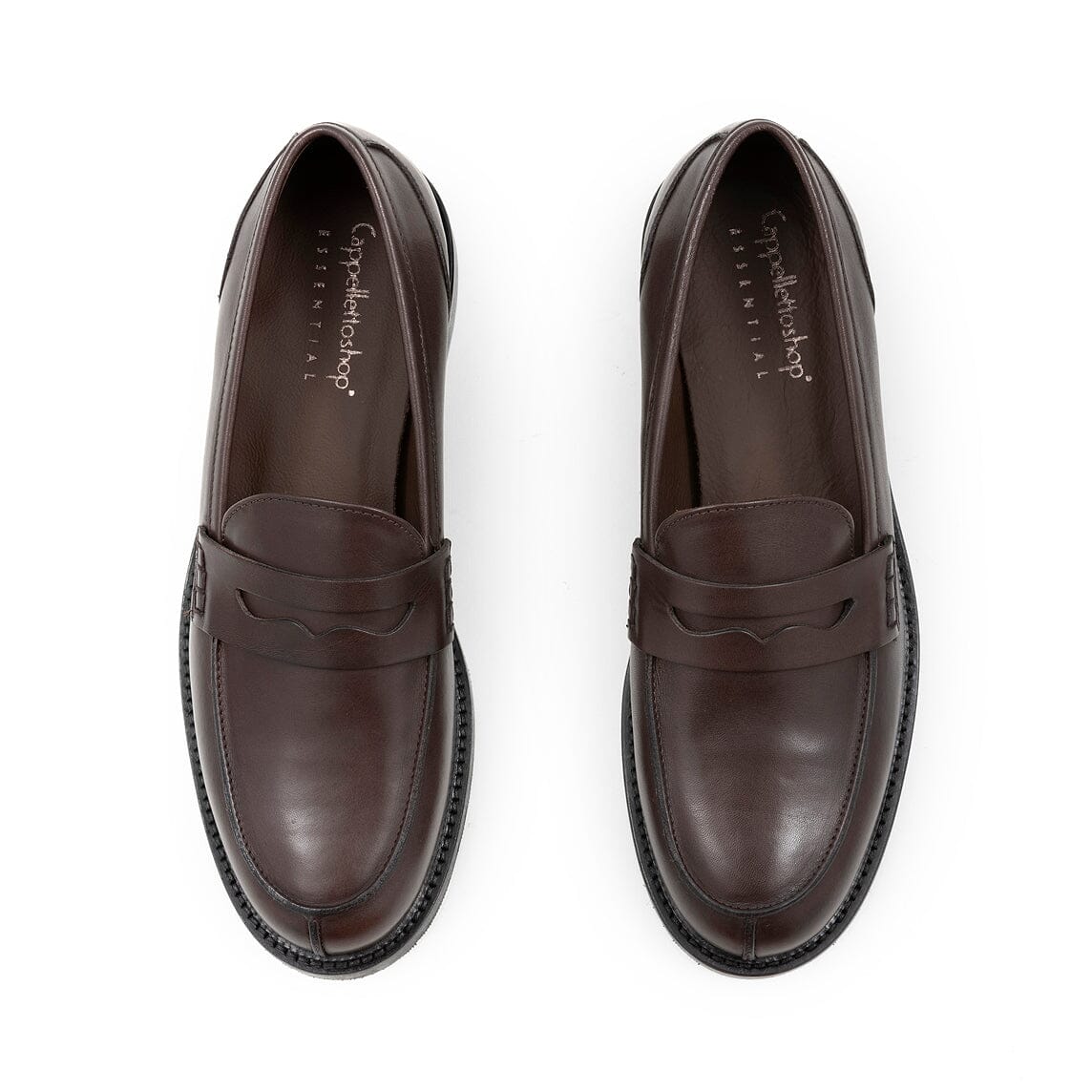 CAPPELLETTOSHOP ESSENTIAL - Mocassino - 9000 - Vitello Cacao Scarpe Donna CAPPELLETTO 1948 