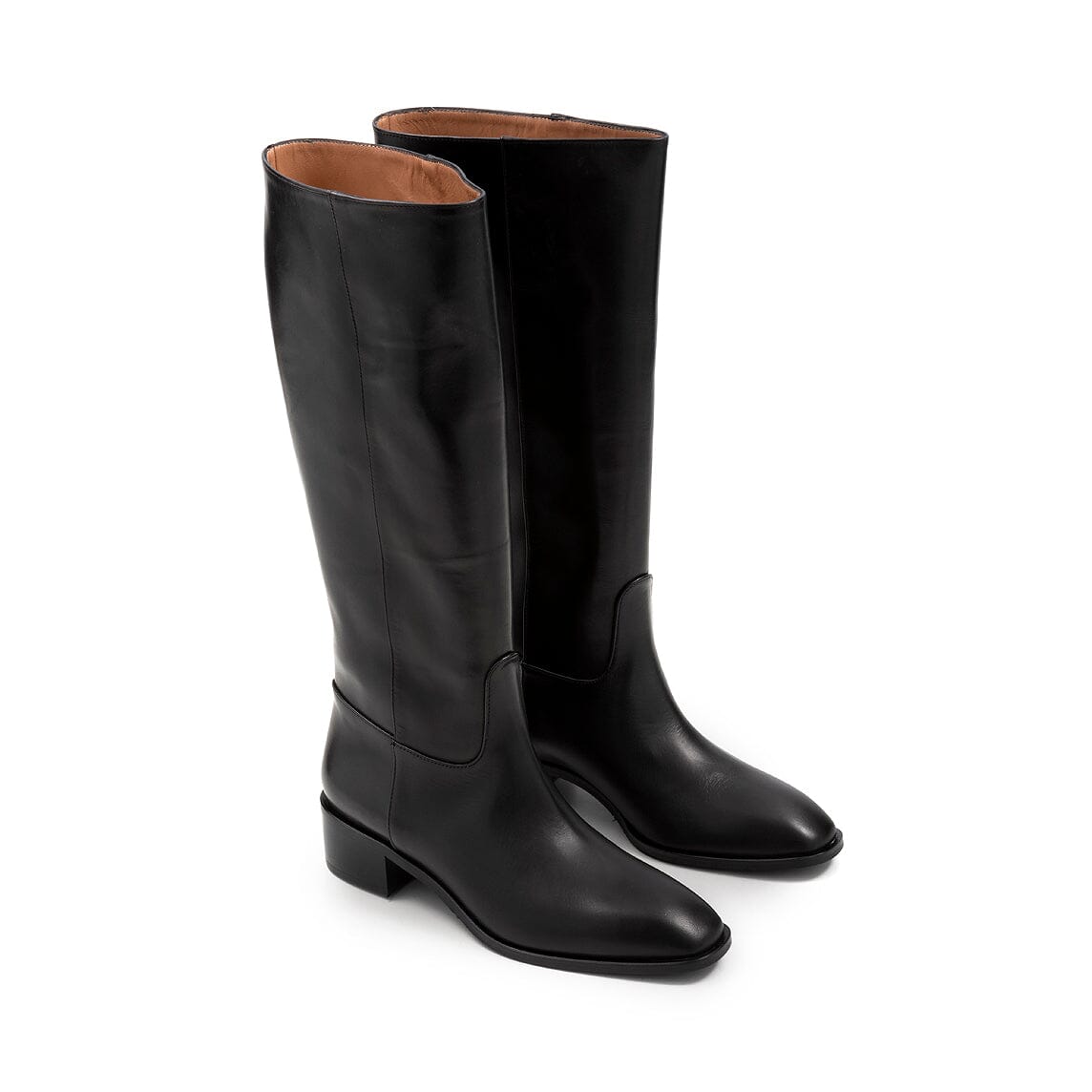 CAPPELLETTOSHOP UPPER - Stivali - S2884 - Pelle Vitello Nero Scarpe Donna CAPPELLETTO 1948 