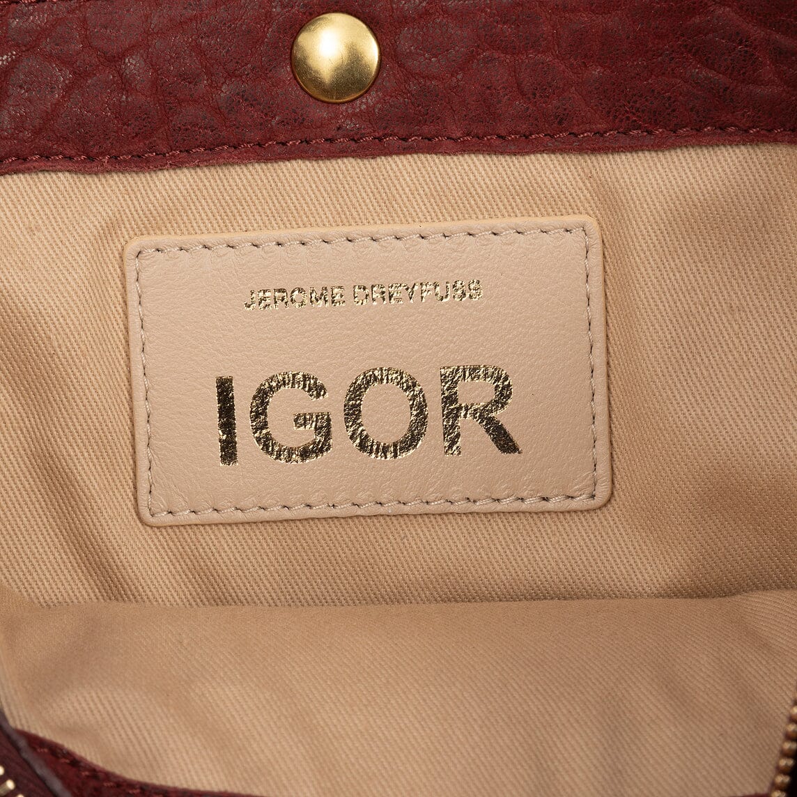 JÉRÔME DREYFUSS - Borsa a tracolla - Igor - Burgundy Borse Jerome Dreyfuss 
