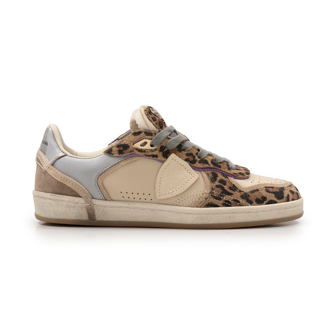 PHILIPPE MODEL - Sneakers  - PGLD AXE1 - ANIMALIER BEIGE