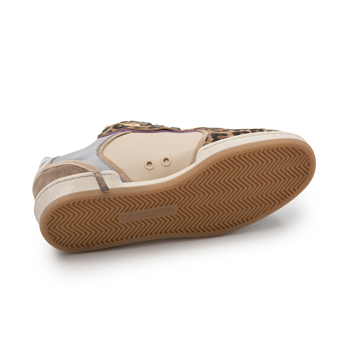 PHILIPPE MODEL - Sneakers  - PGLD AXE1 - ANIMALIER BEIGE