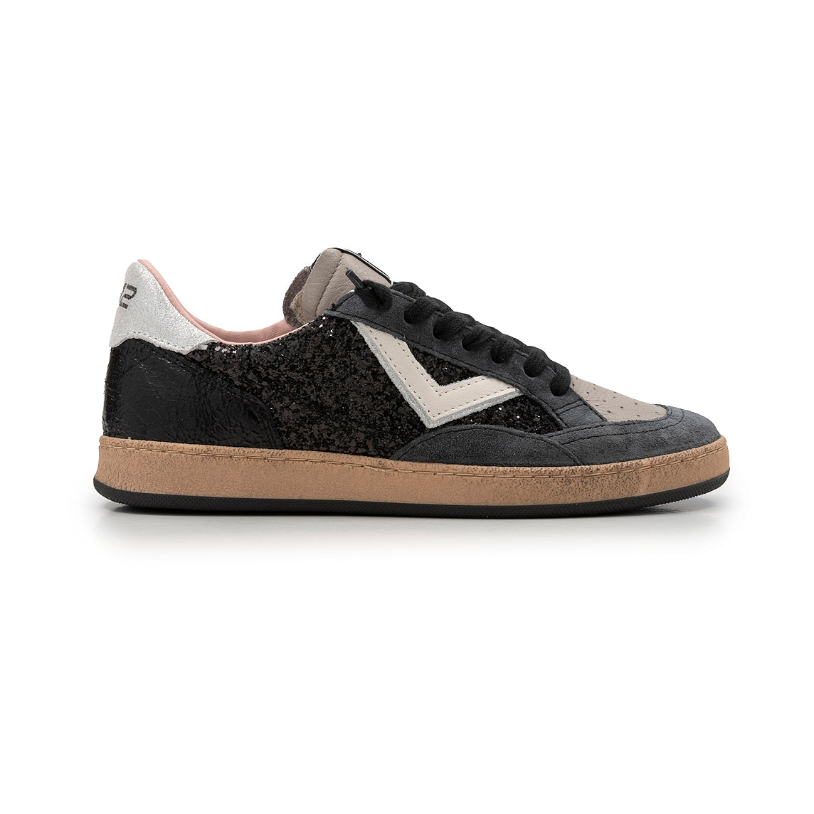 4B12 - Sneakers - Playnew D2035 - Dark Glitter