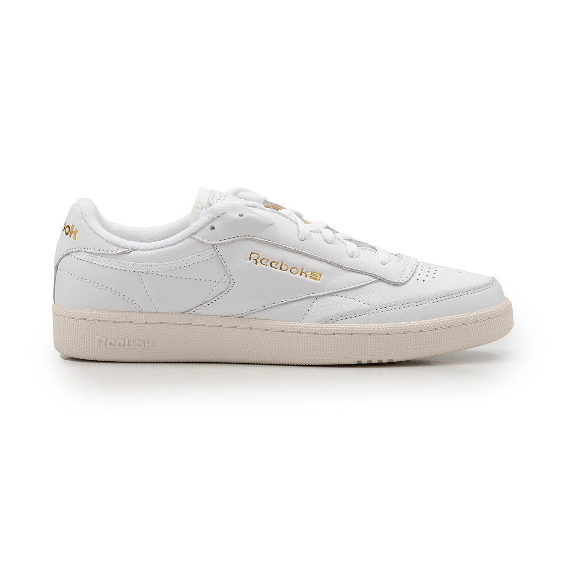 REEBOK - Sneakers - Club C 85 Men - 100279026 - White/Chalk/Gold