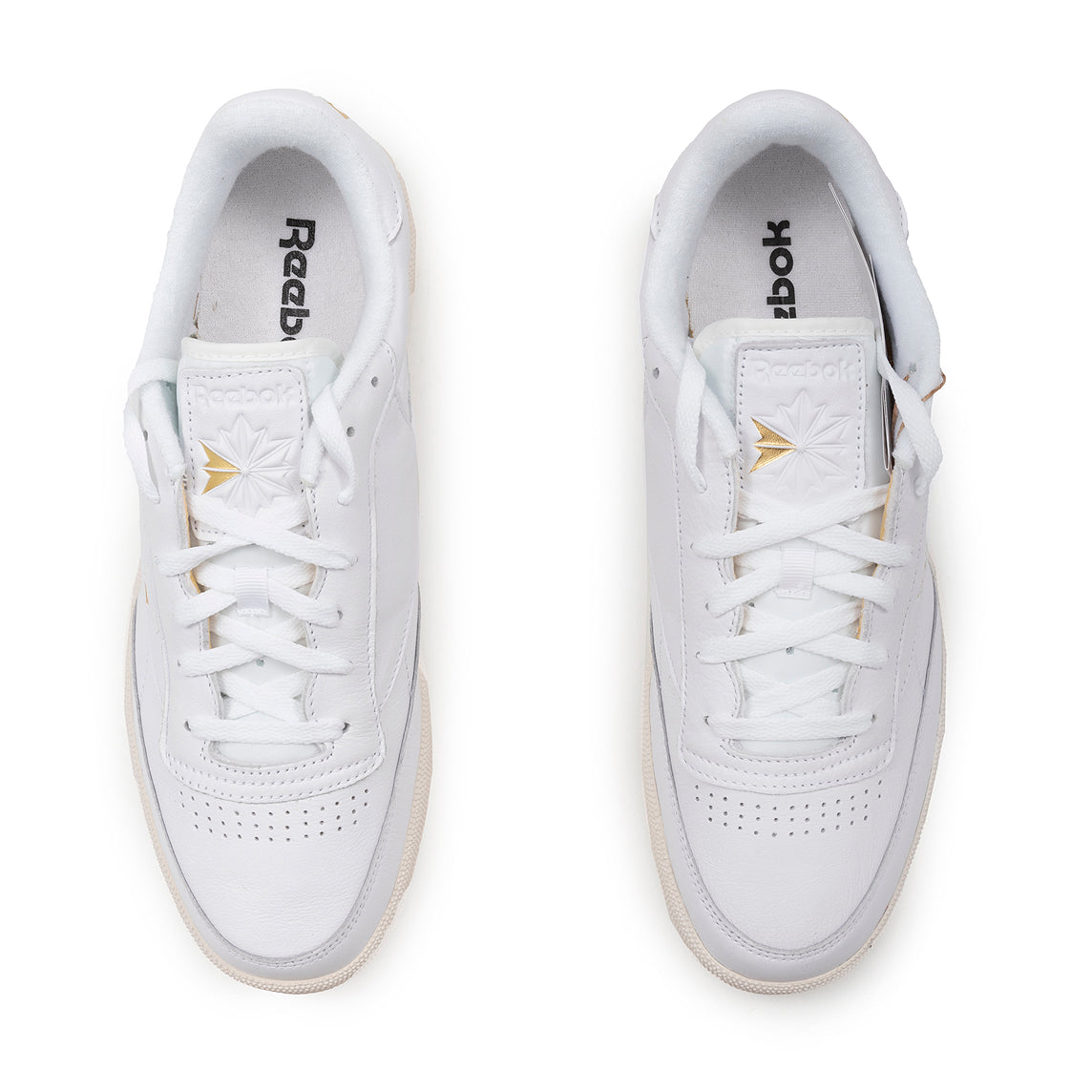 REEBOK - Sneakers - Club C 85 Men - 100279026 - White/Chalk/Gold