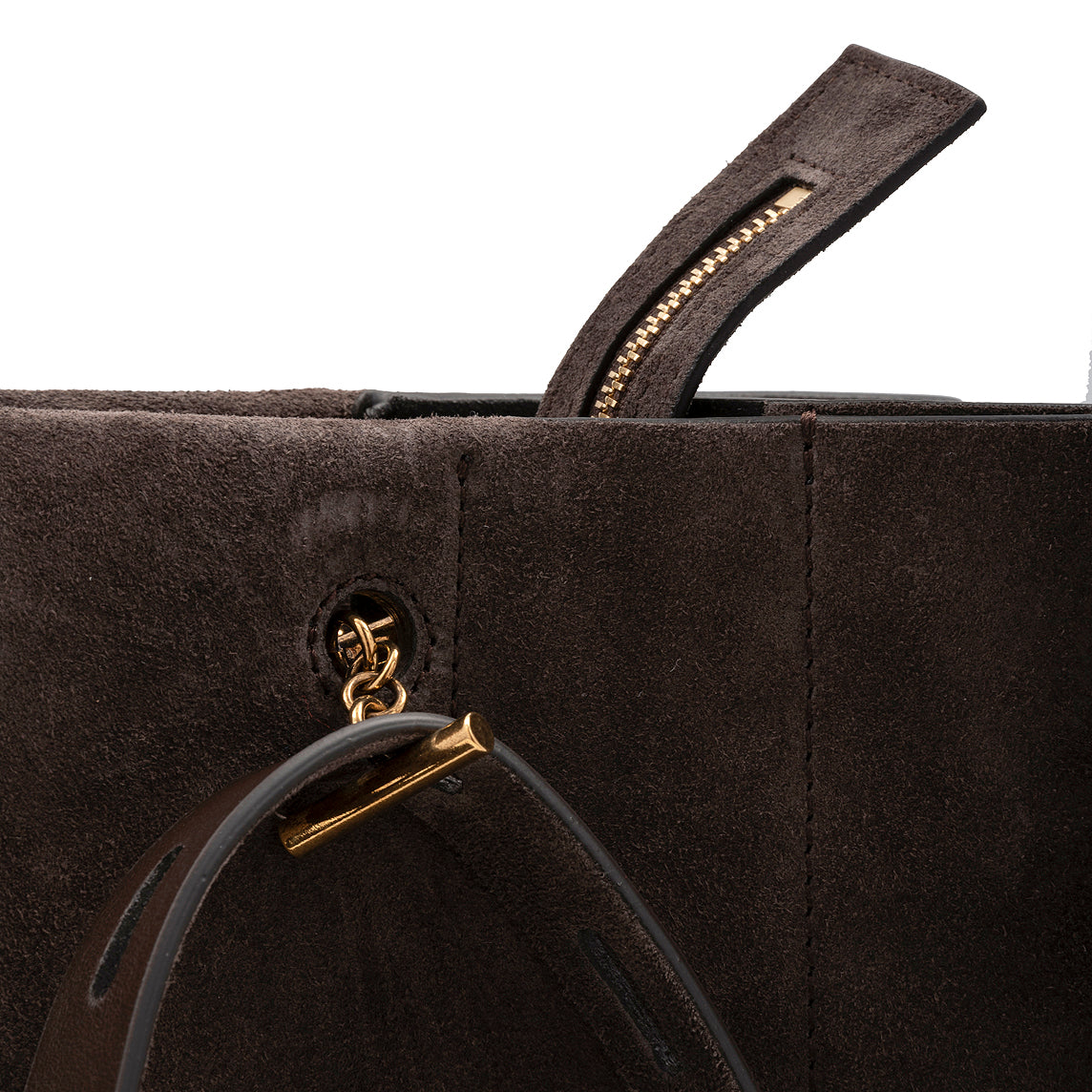 MINOBOSSI - Borsa a spalla - Valery - Suede Testa di Moro 