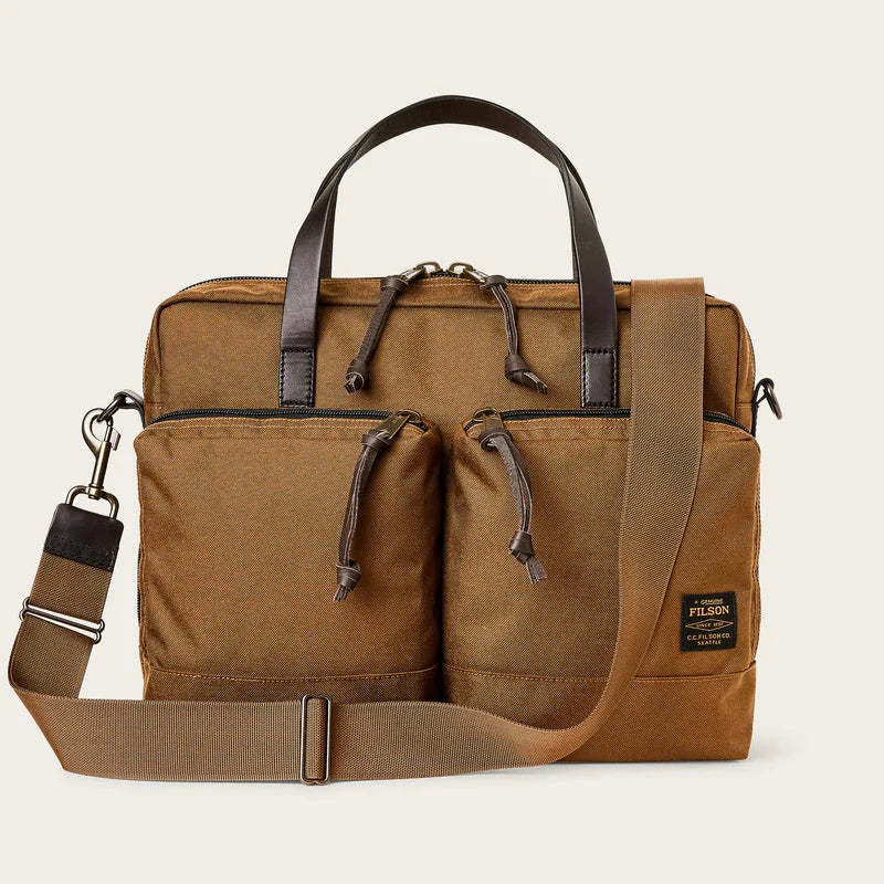 FILSON - Borsa Dryden Briefcase - FMBAG0081 - Whiskey Accessori Uomo FILSON 