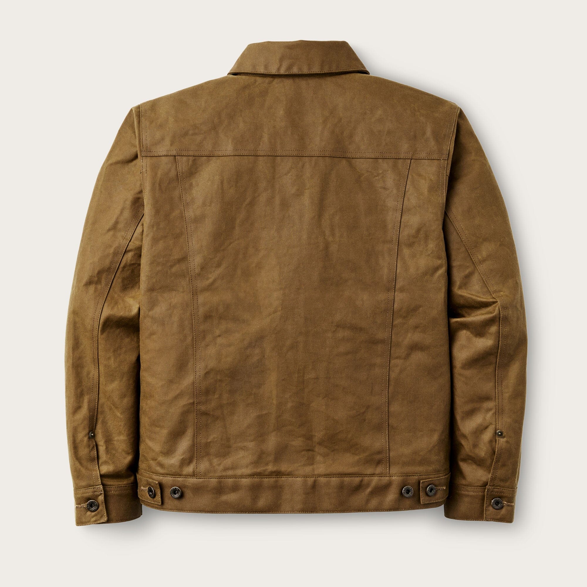 FILSON - Tin cloth short lined cruiser jacket CPS0012 - Dark tan Abbigliamento Uomo FILSON 