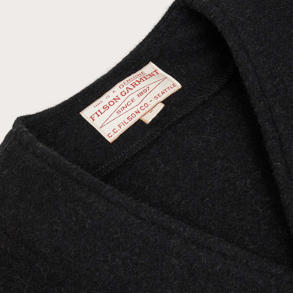 FILSON - Mackinaw Wool Vest - FMGIL0059 - Charcoal