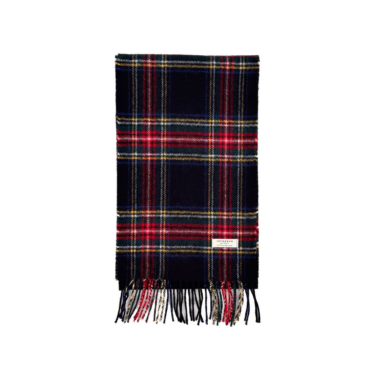 IN THE BOX - Sciarpa tartan - Blu