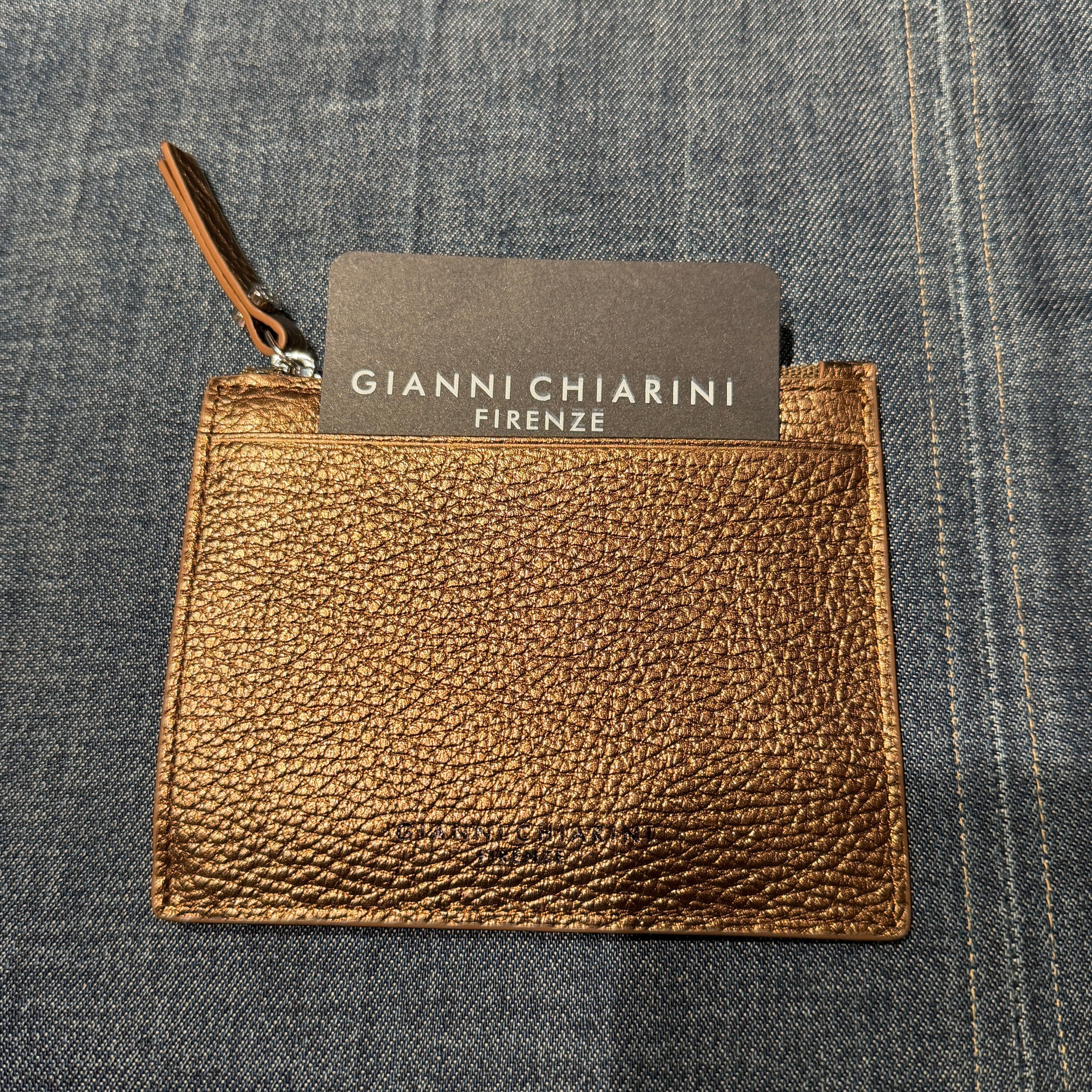 GIANNI CHIARINI - Portafogli e Portacarte WBW13755 - Laminato Toasted Bronzo Accessori Donna Gianni Chiarini 