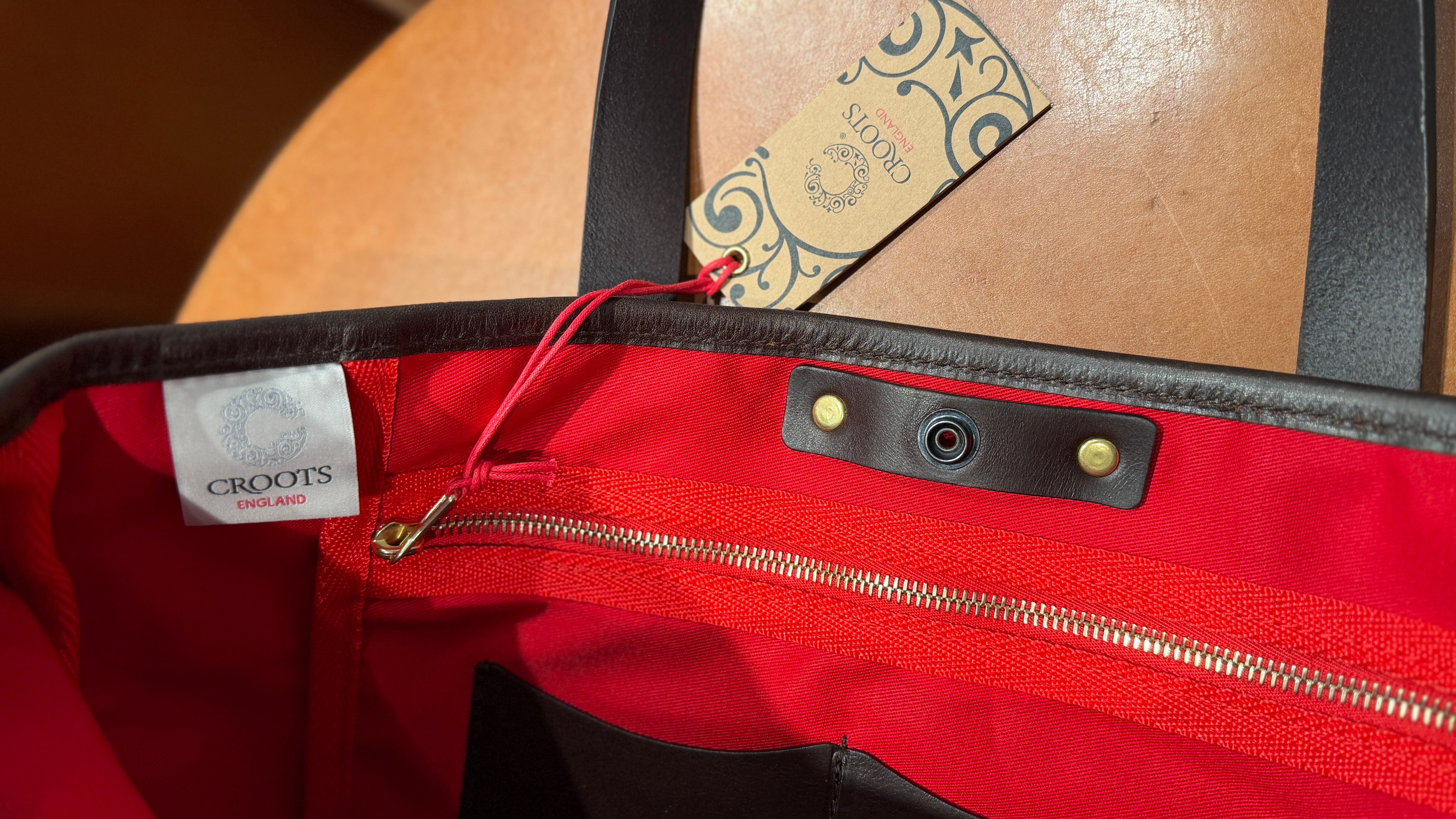 CROOTS ENGLAND  - BORSA UOMO - Tessuto cerato