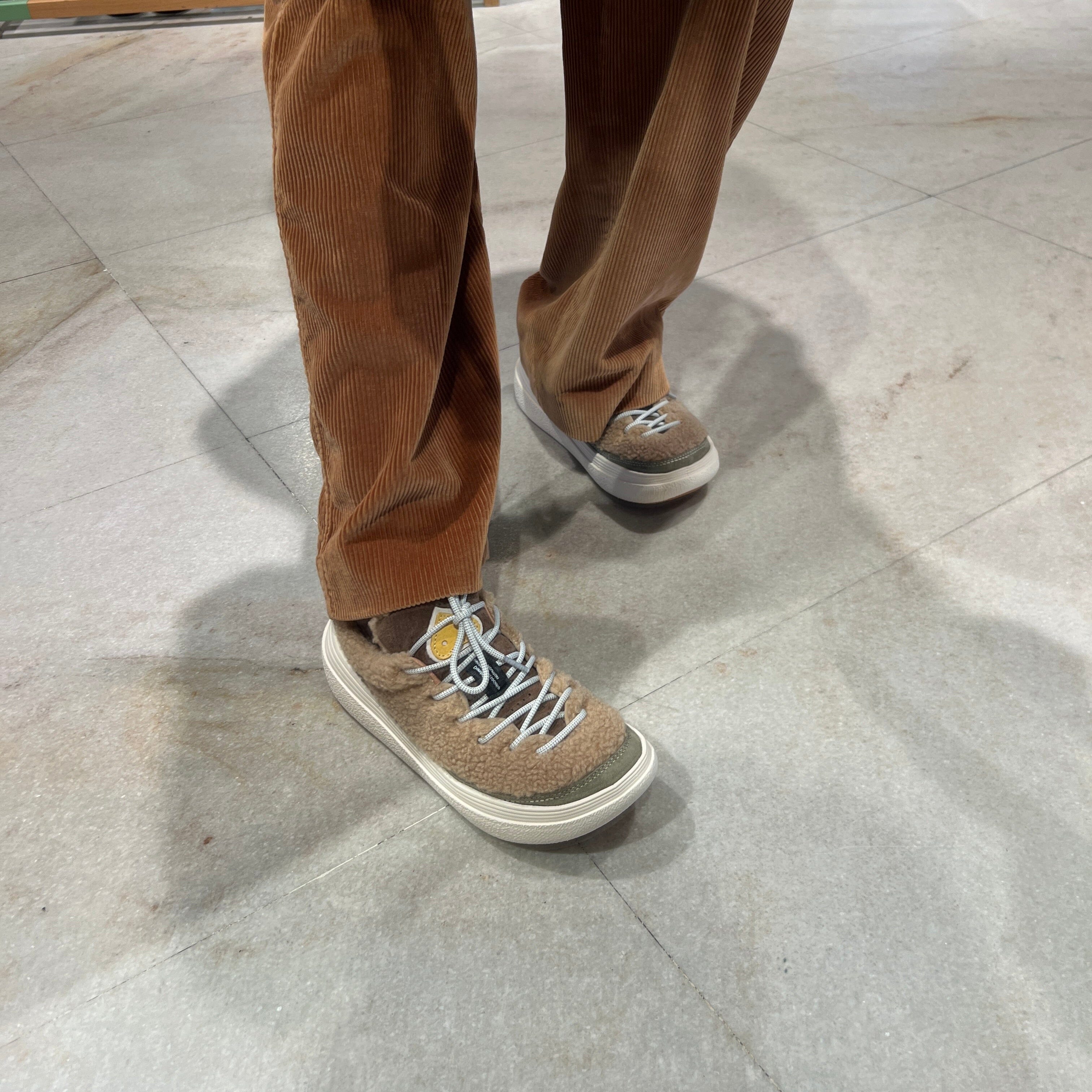 FLOWER MOUNTAIN - Sneakers Fami - 0E01 - Teddy Beige Scarpe Donna FLOWER MOUNTAIN 