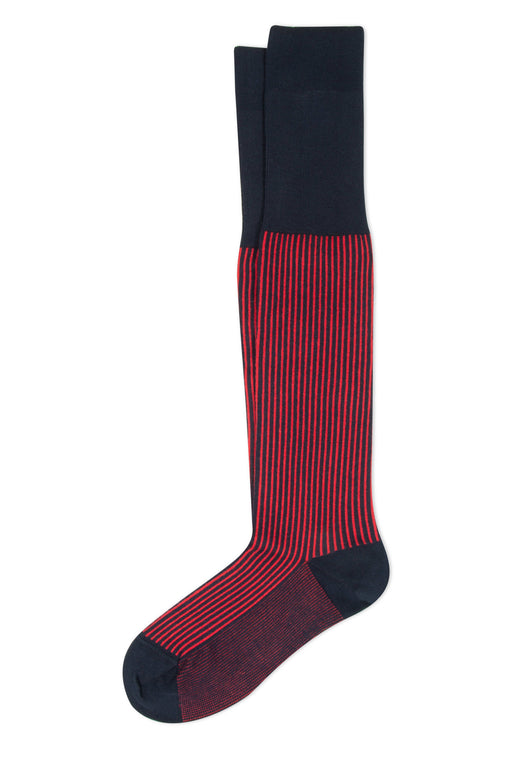ANT 45 - Calzini Gessato C02- Navy Rosso Accessori Uomo ANT 45 