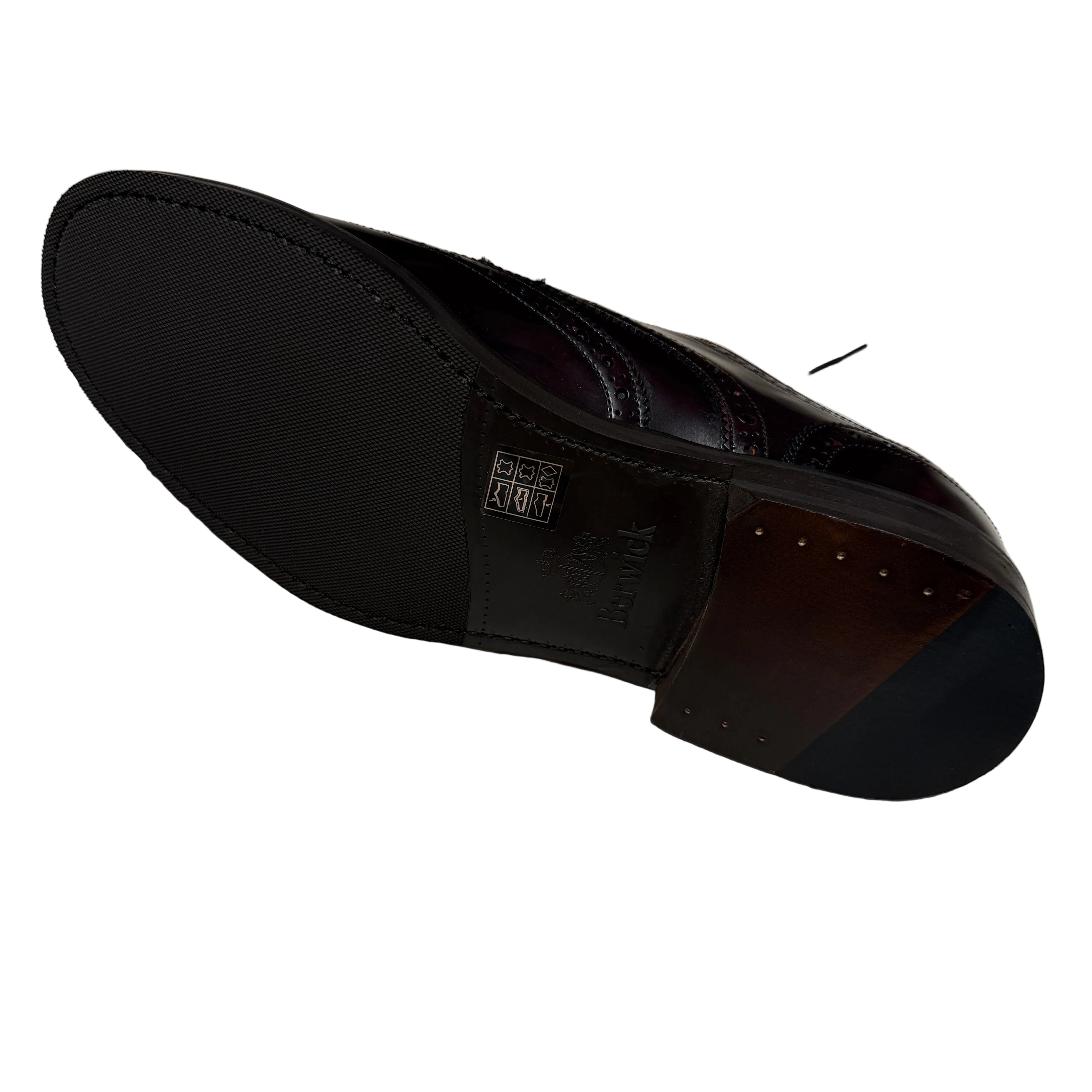 BERWICK 1707 - 5544 - Derby Duilio - Rois marron - Fondo Cuoio gomma Scarpe Uomo Berwick 1707 