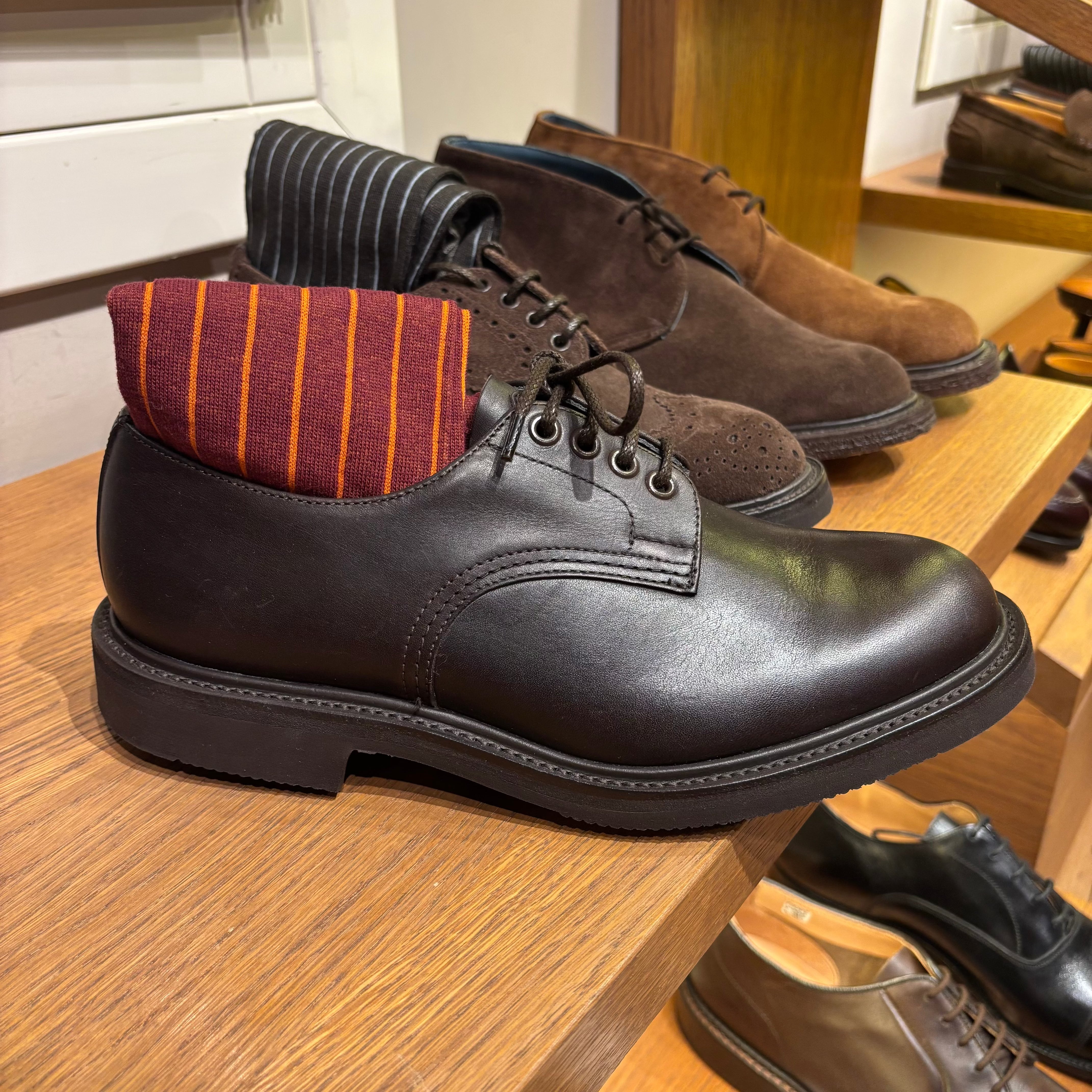 ALTO MILANO - N. 045 lungo - Calzino cotone - Bordeaux 36 Accessori Uomo Alto Milano 