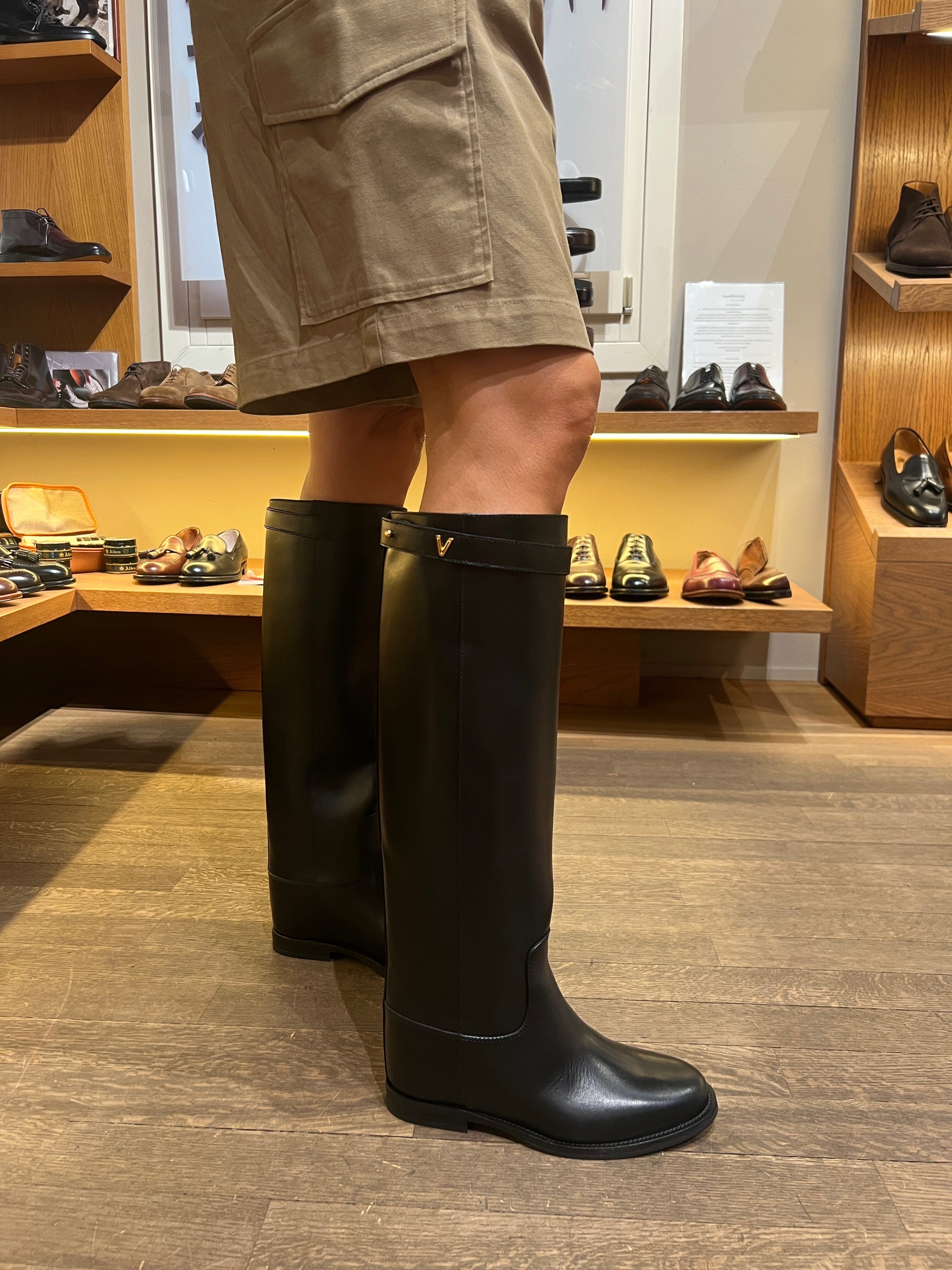 VIA ROMA 15 - Stivali - 4462 - Santa Monica Nero Scarpe Donna Via Roma 15 