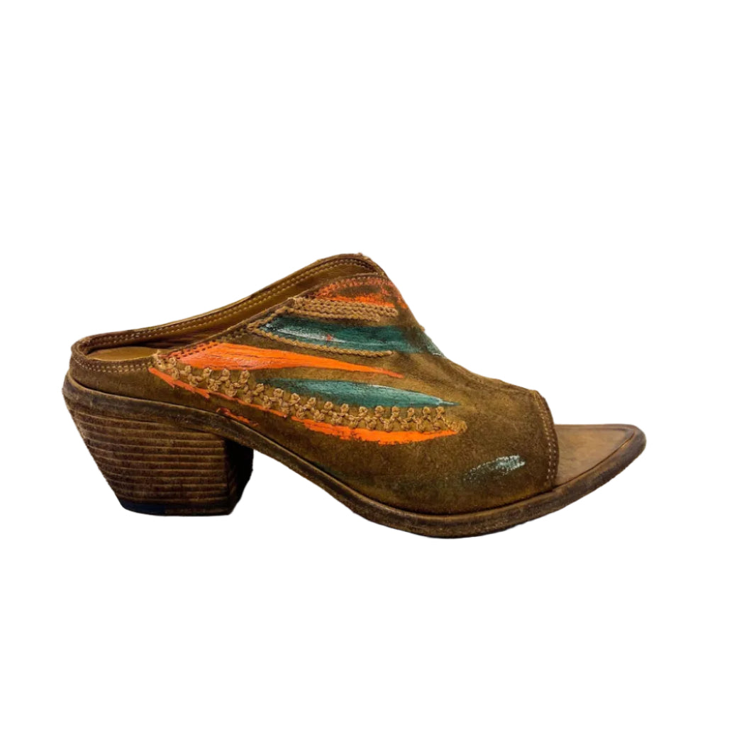 FAUZIAN JEUNESSE - EW - SABOT MAUI - Cuoio