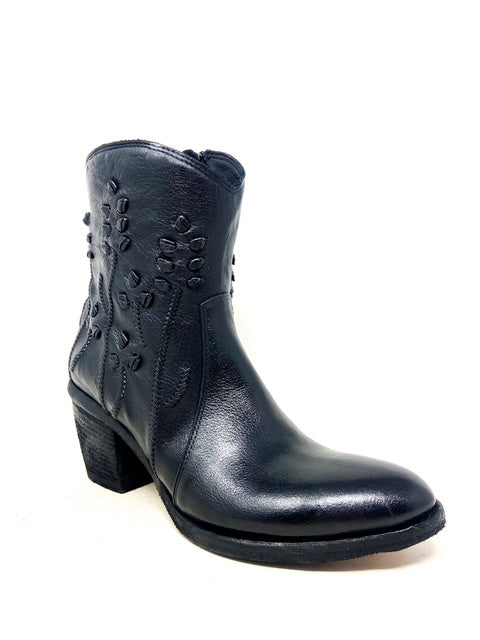 FAUZIAN JEUNESSE - EW - Texano ANKLE BOOT LILLY - Nero