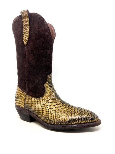 FAUZIAN JEUNESSE - EW - Texano LOW BOOT - Ebano Oro