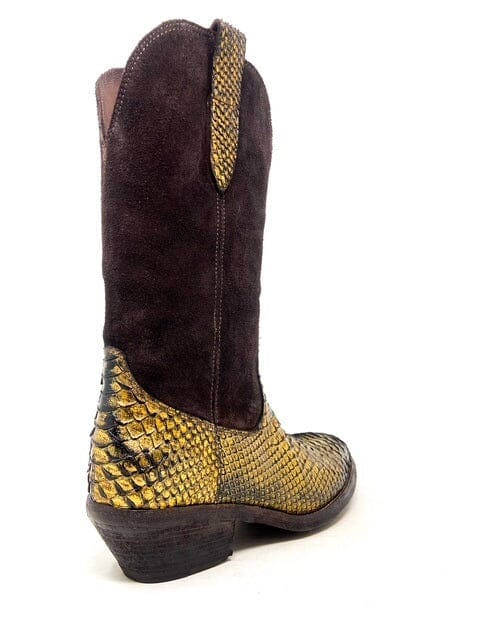FAUZIAN JEUNESSE - EW - Texano LOW BOOT - Ebano Oro