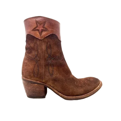 FAUZIAN JEUNESSE - EW - Texano ANKLE BOOT STAR - Cocco