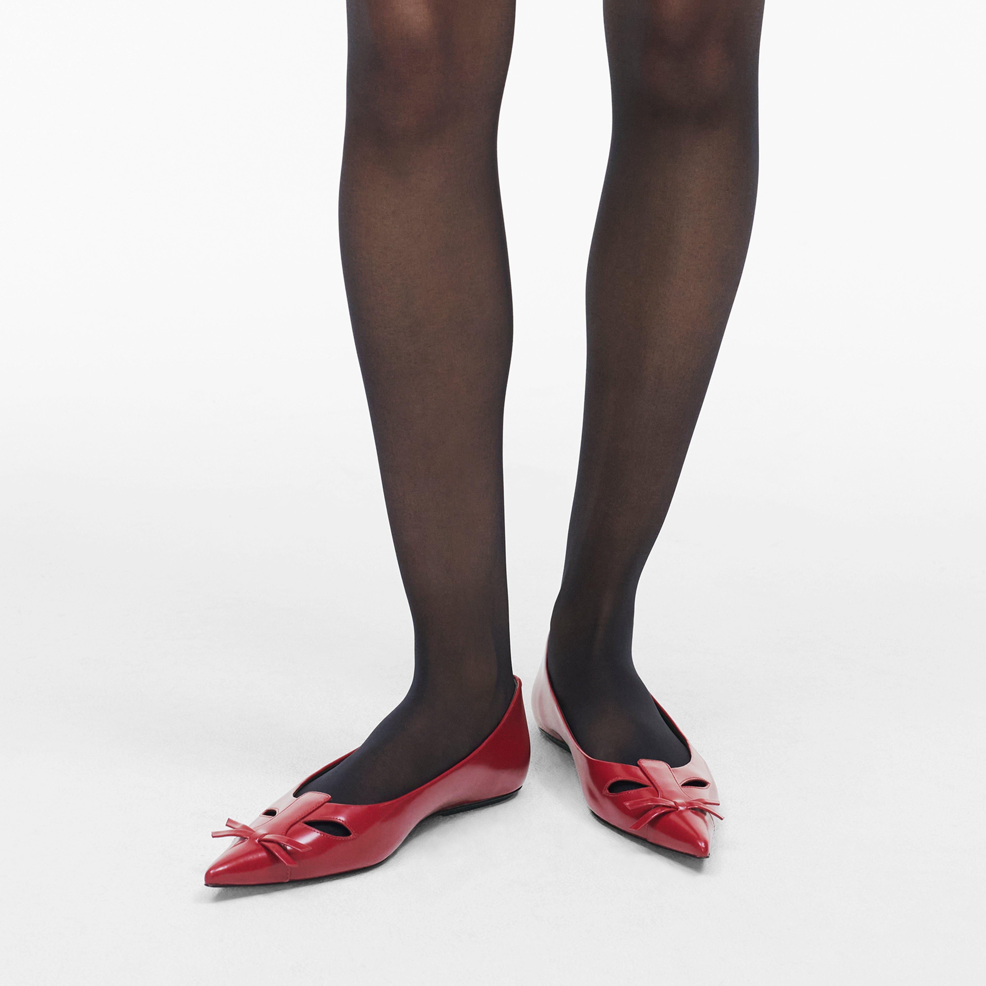 MARC JACOBS - Kat Ballerina - Nero Borchie Scarpe Donna Marc Jacobs 