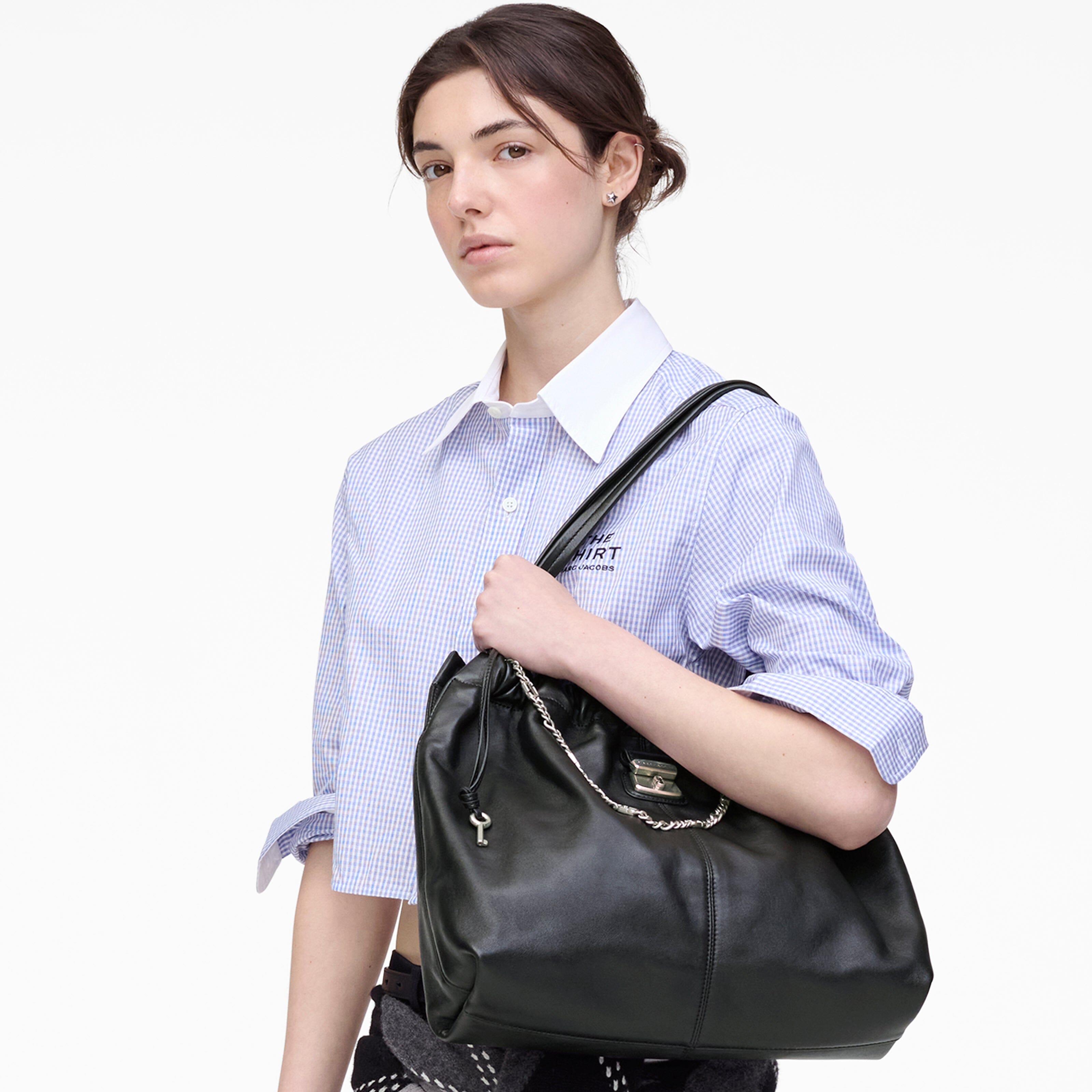 MARC JACOBS - Borsa a spalla - The Cristina Tote - 2F5HTT024H01- 001 - Nero Borse Marc Jacobs 