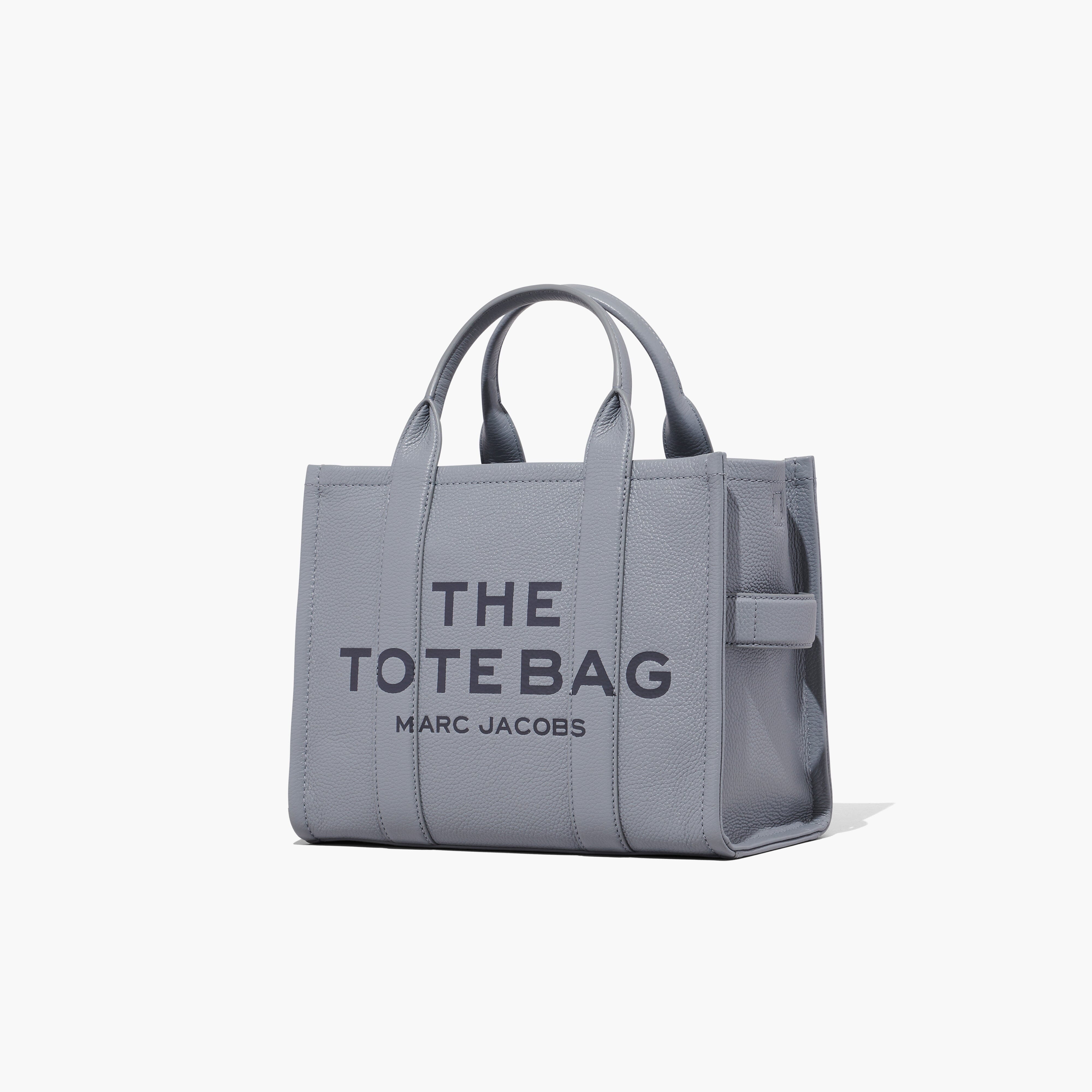 MARC JACOBS - The Leather Medium Tote Bag H004L01PF21 - 050 Wolf grey Borse Marc Jacobs 