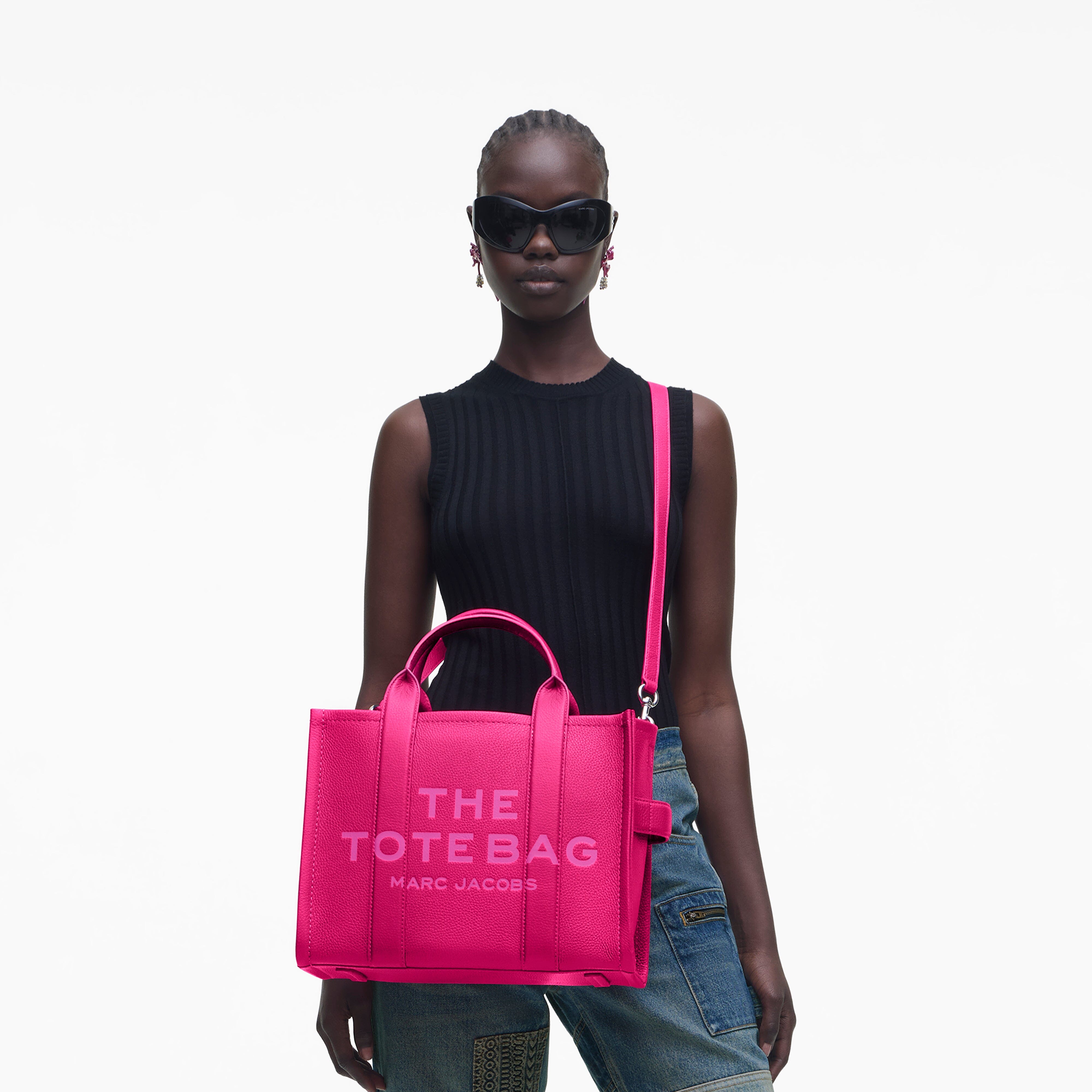 MARC JACOBS - Medium Tote Bag H004L01PF21- 665 - Hot Pink Borse Marc Jacobs 