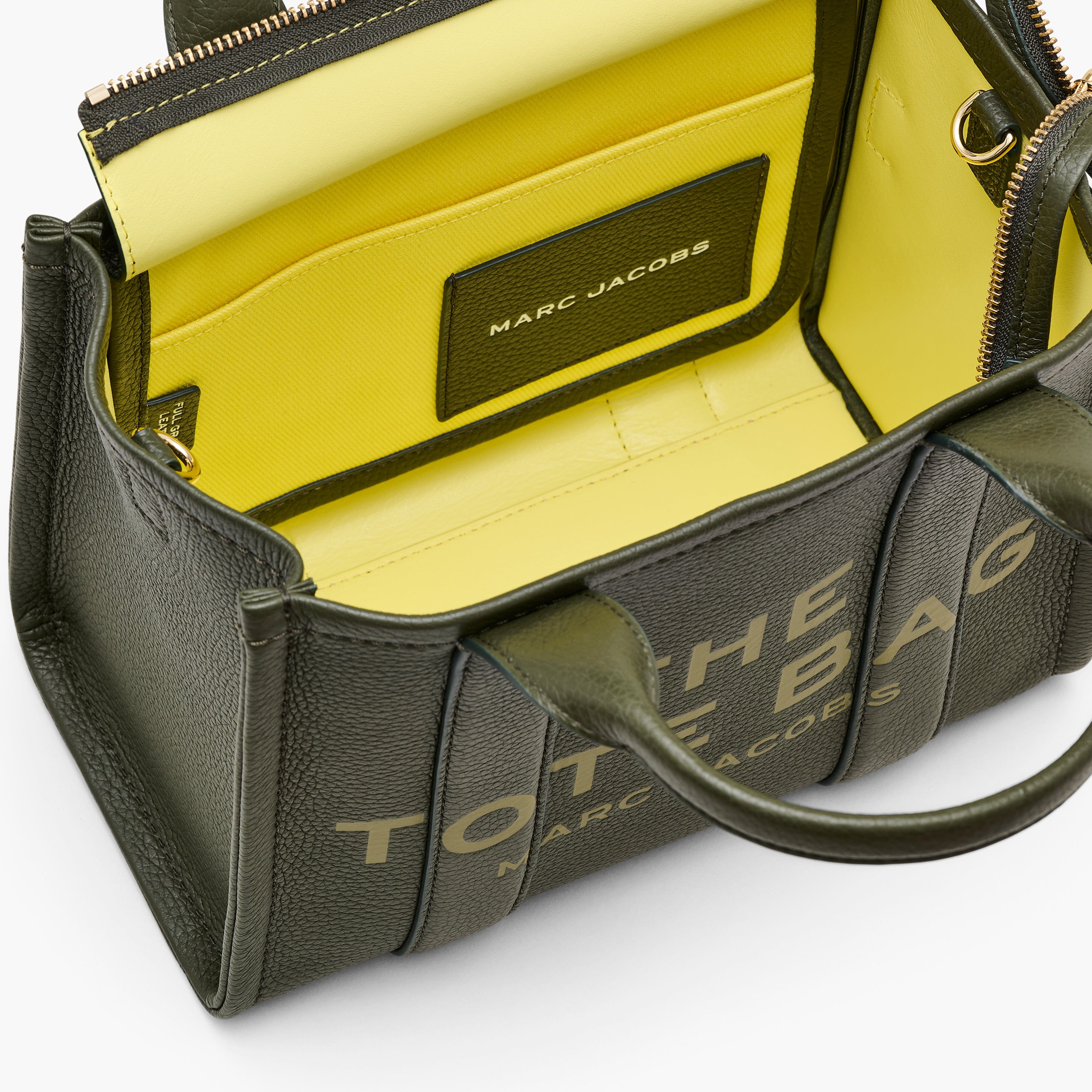 MARC JACOBS - The Leather Small Tote Bag H009L01SP21 - 305 Forest Borse Marc Jacobs 