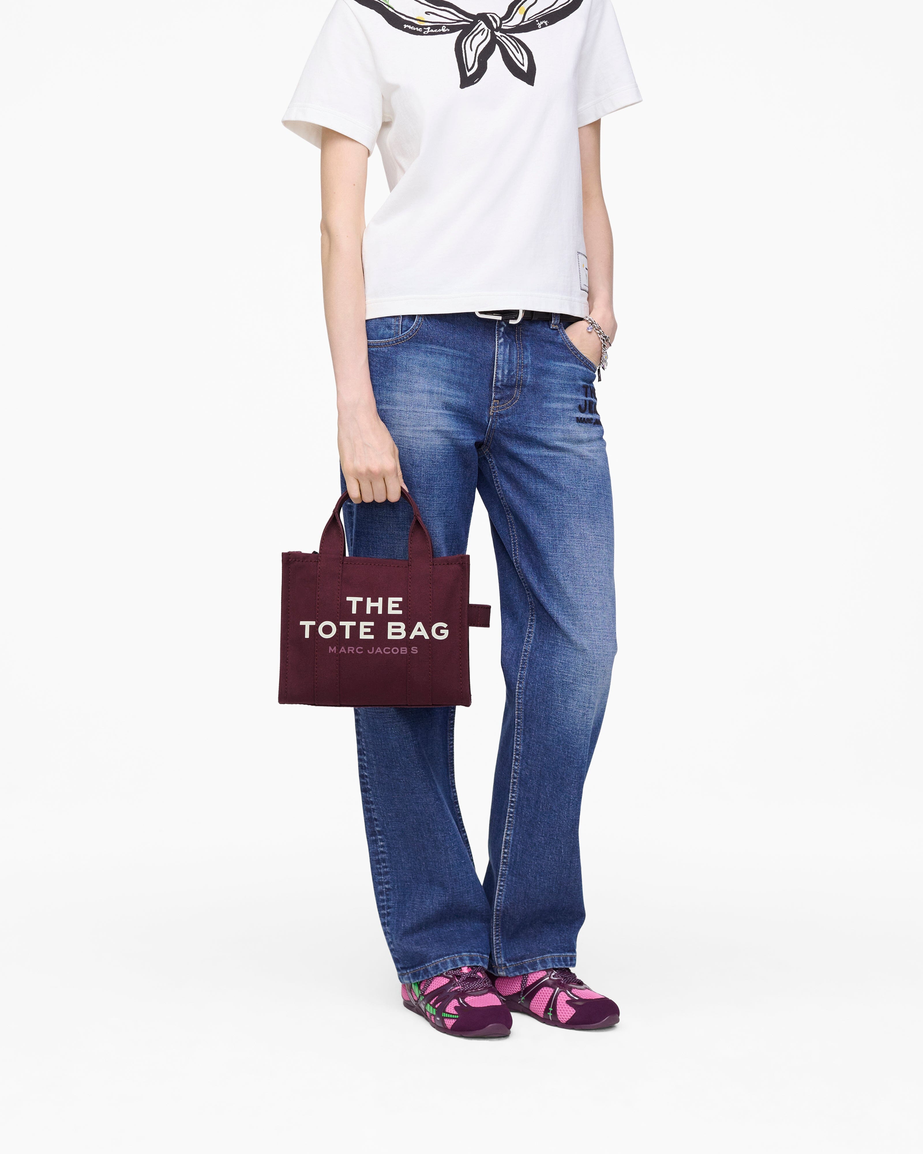 MARC JACOBS - The Small Tote Bag M0016493 - 510 - DARK PLUM Borse Marc Jacobs 